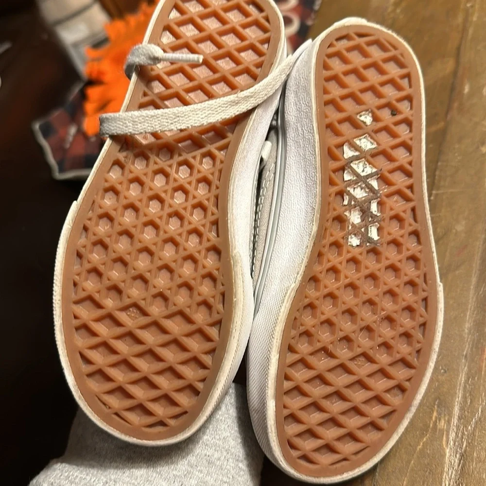 Little girls gray and pink vans